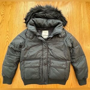 Abercrombie & Fitch Puffer Bomber Jacket Size Medium